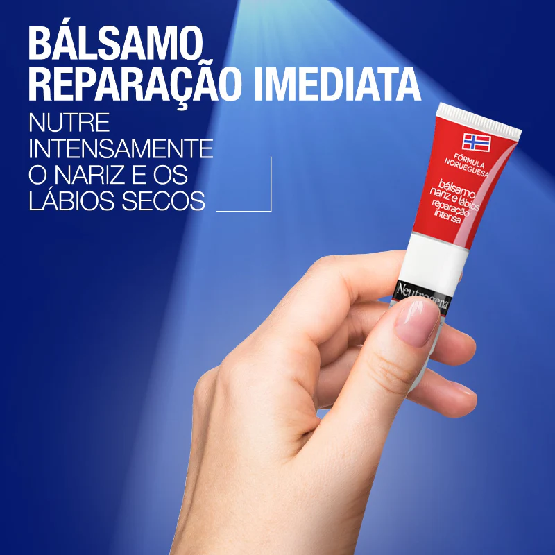 Neutrogena Bálsamo Reparação Intensa Nariz e Lábios Tubo 15ml - Image 2