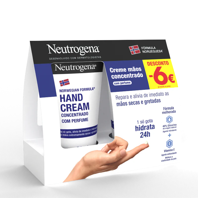 Neutrogena Fórmula Norueguesa Mãos Pack Creme Concentrado X2 -80% na 2ª unidade