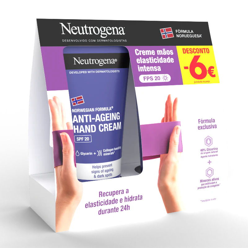 Neutrogena Fórmula Norueguesa Mãos Visibly Renew X2 -80% na 2ªunidade