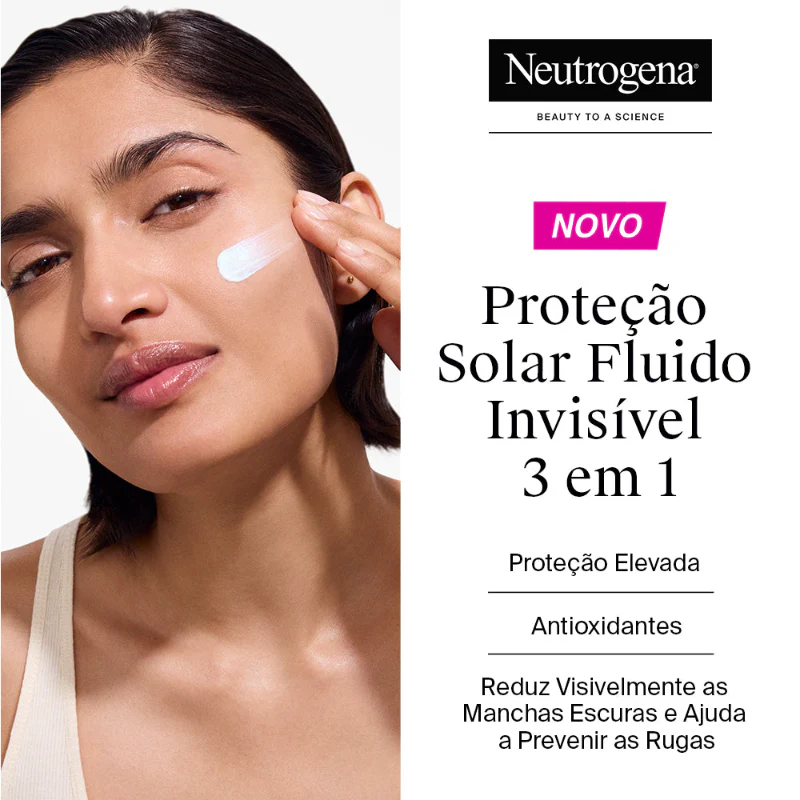 Neutrogena Ultra Sheer Protetor Solar Fluido Invisível Anti-Age FPS50 50ml - Image 7