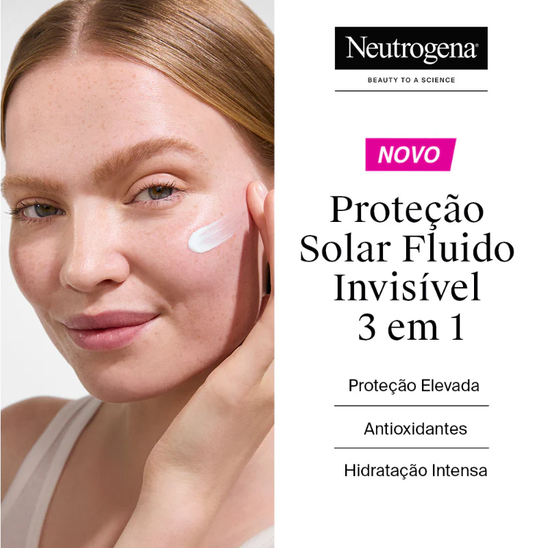 Neutrogena Ultra Sheer Protetor Solar Fluido Invisível Hidratante FPS50 50ml - Image 7