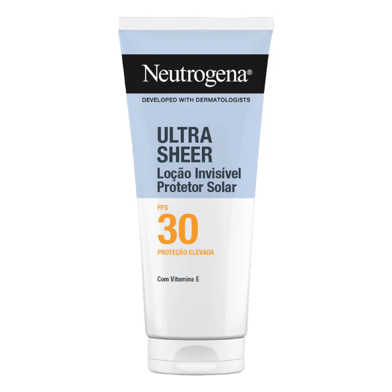 Neutrogena Ultra Sheer Protetor Solar Loção Invisível Corpo FPS30 200ml