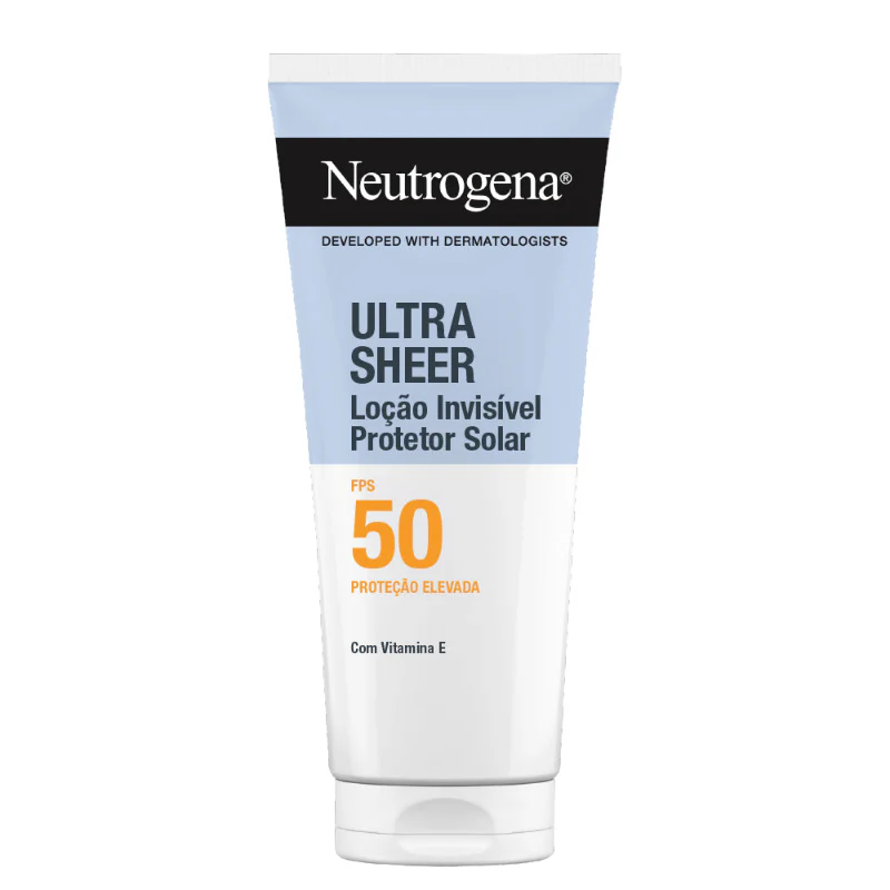 Neutrogena Ultra Sheer Protetor Solar Loção Invisível Corpo FPS50 200ml