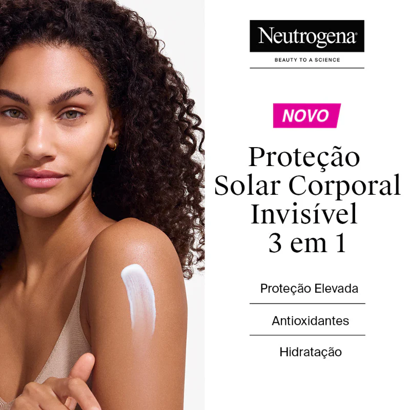 Neutrogena Ultra Sheer Protetor Solar Loção Invisível Corpo FPS50 200ml - Image 7