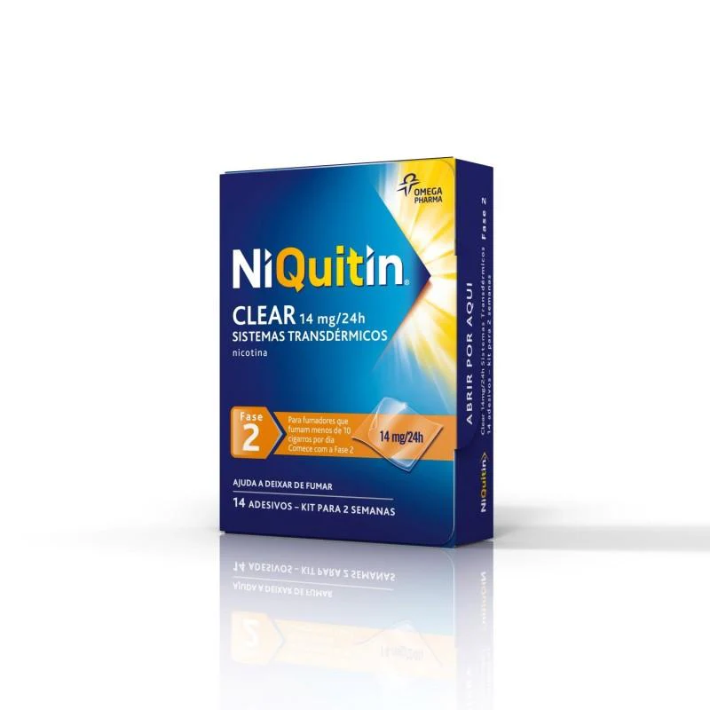 Niquitin Clear 14mg/24H 14 Sistemas Transdérmicos