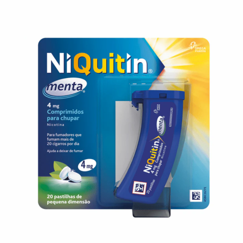 Niquitin Menta 4mg 20 Comprimidos para Chupar