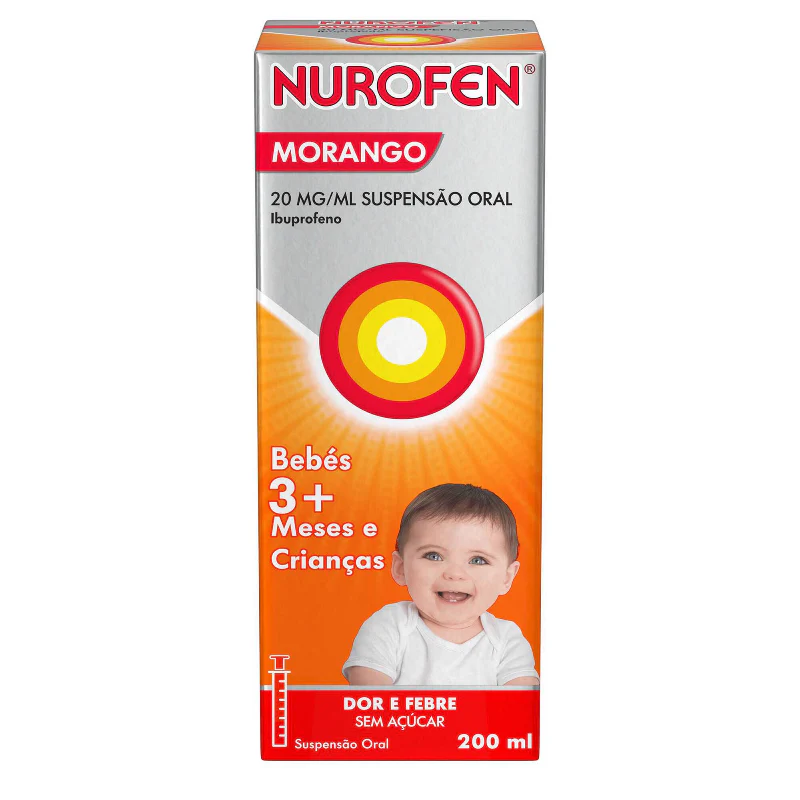 Nurofen  Morango Suspensão Oral 20mg/ml 200ml