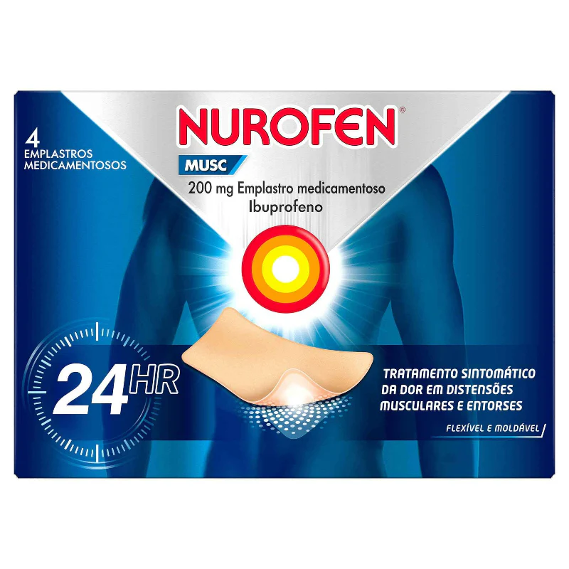Nurofen Musc 200mg 4 Emplastros