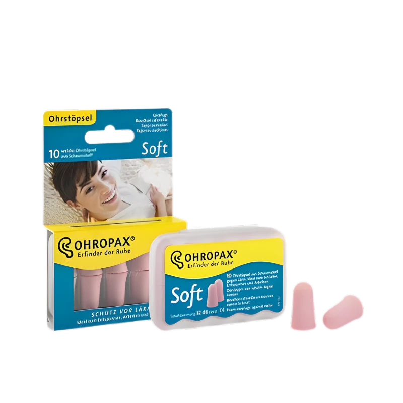 Ohropax Soft Tampões Auriculares de Espuma 10 Unidades