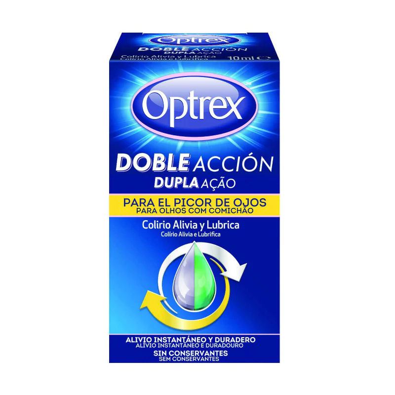 Optrex Colírio Dupla Ação Olhos com Comichão 10ml