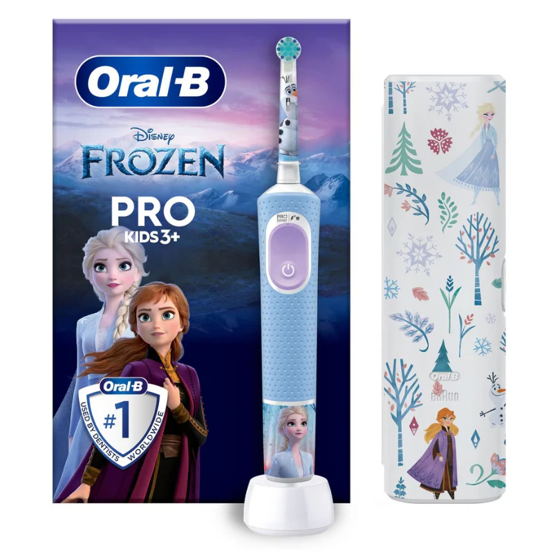 Oral B Escova de Dentes Elétrica Vitality Pro Kids 3+ Frozen Viagem