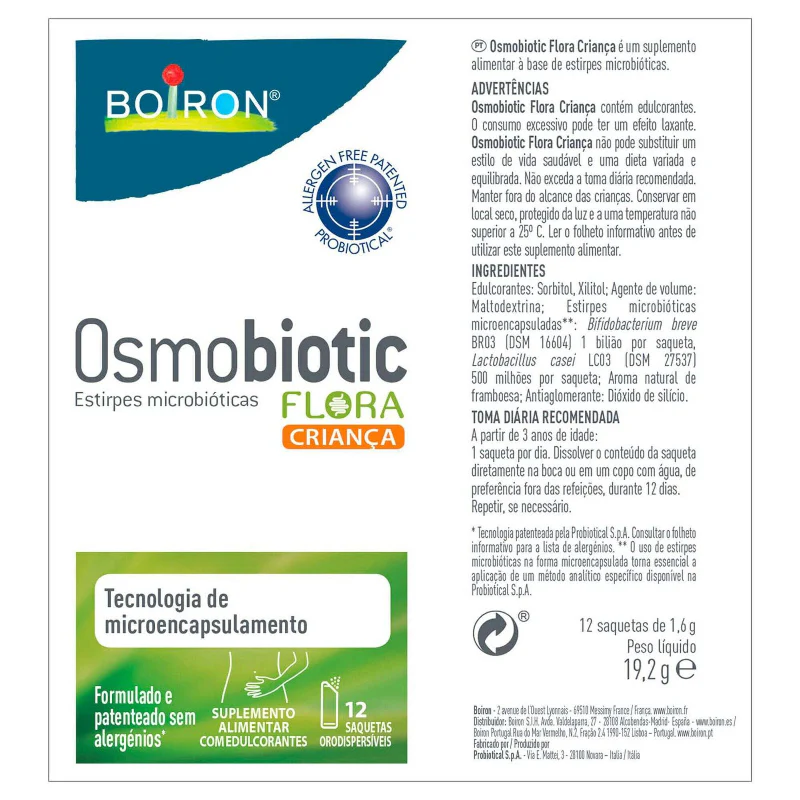 Osmobiotic Flora Criança 12 Saquetas - Image 2
