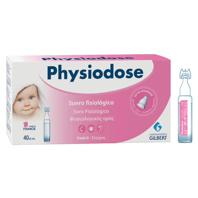 Physiodose Soro Fisiológico Infantil 5ml 40 Unidoses