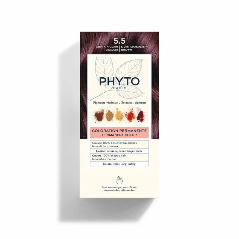Phyto Phytocolor Coloração Permanente  5.5 Castanho Claro