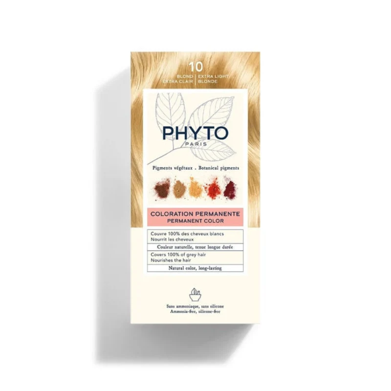 Phyto Phytocolor Coloração Permanente 10 Louro Extra Claro