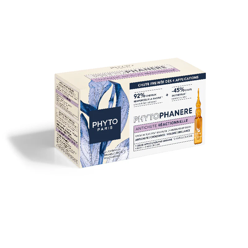 Phyto Phytophanere COFFRET 12 Ampolas + OFERTA Champô Volume 100ml