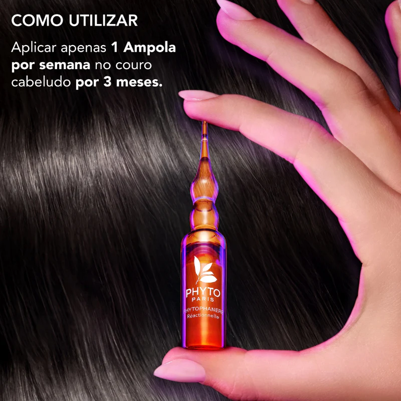 Phyto Phytophanere COFFRET 12 Ampolas + OFERTA Champô Volume 100ml - Image 4