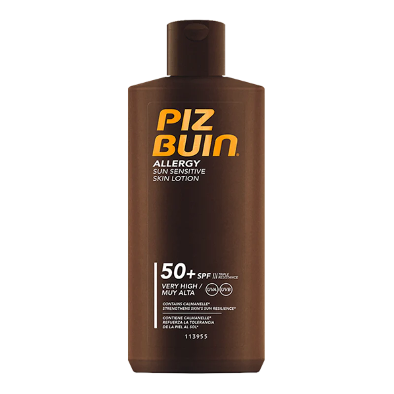 Piz Buin Allergy SPF50+ Loção Solar Pele Sensível 200ml