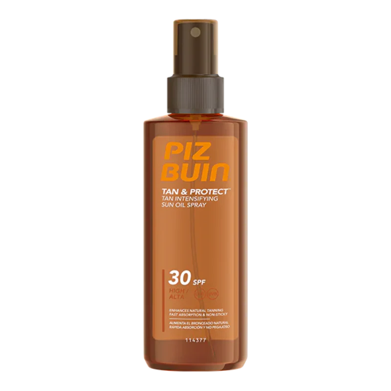 Piz Buin Tan & Protect SPF30 Óleo Spray Acelerador de Bronzeado 150ml