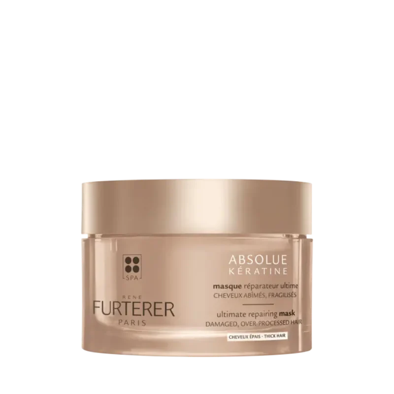 René Furterer Absolue Kératine Máscara Reparação Extrema Cabelos Espessos 200ml