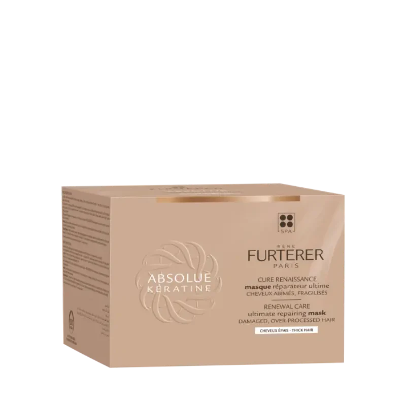 René Furterer Absolue Kératine Máscara Reparação Extrema Cabelos Espessos 200ml - Image 2