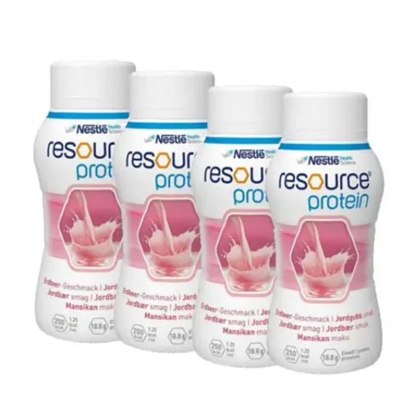 Resource Protein Morango 200ml 4 Unidades
