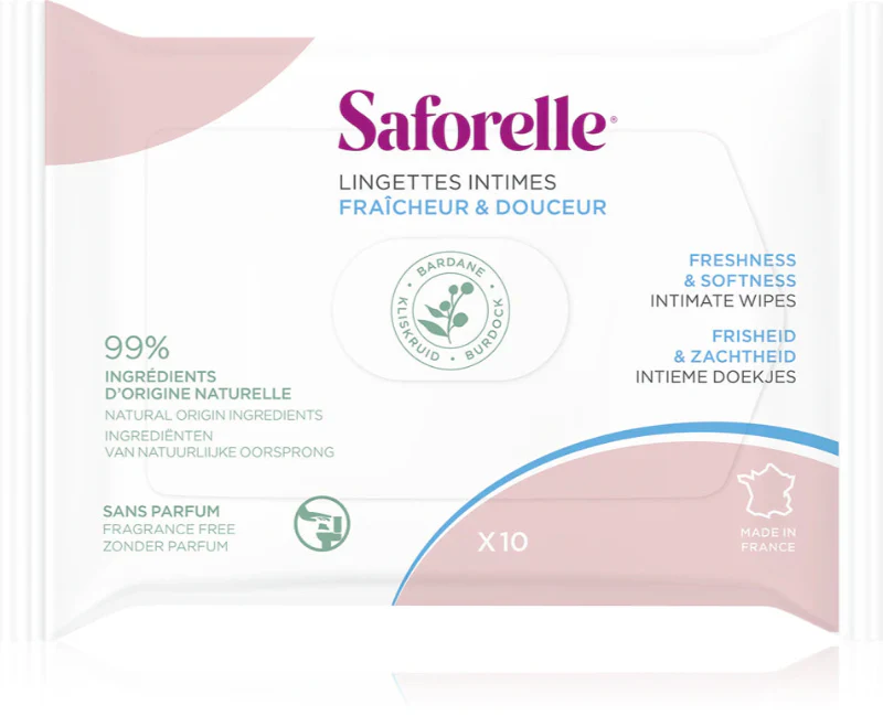 Saforelle Toalhetes Íntimos 10 Unidades