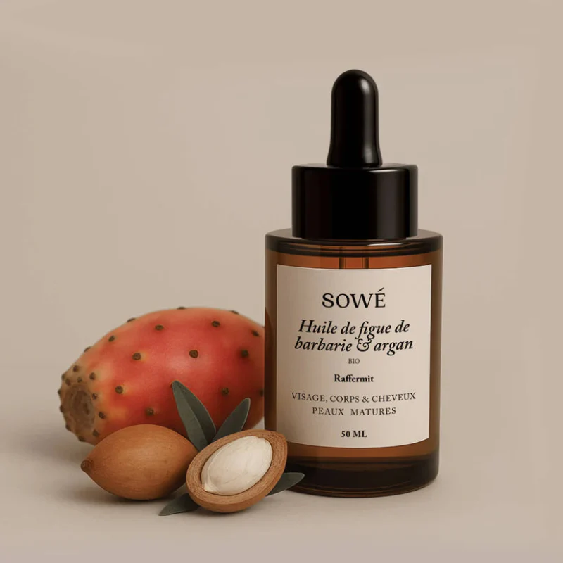 SOWÉ Óleo de Figo-da-Índia e Argão Orgânico 50ml