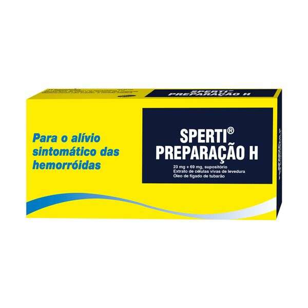 Sperti Preparacao H 23/69 Mg 12 Supositórios