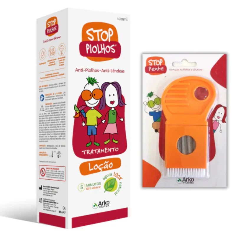 Stop Piolhos Pack Loção 100ml + Oferta Pente