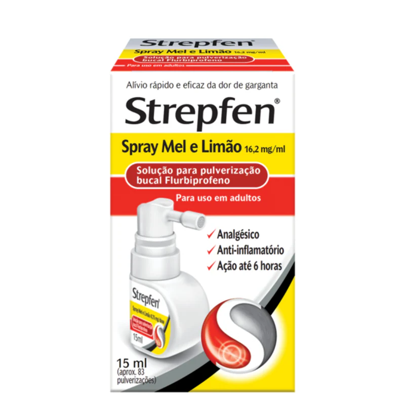 Strepfen Spray Mel e Limão 16,2mg/ml 15ml