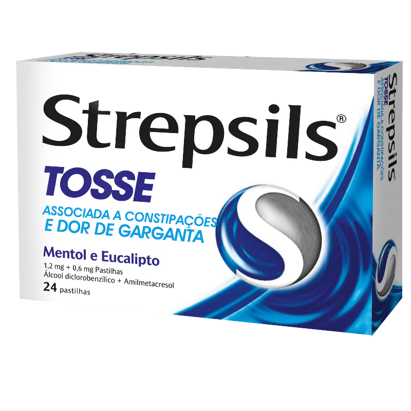 Strepsils Tosse 1,2/0,6mg 24 Pastilhas