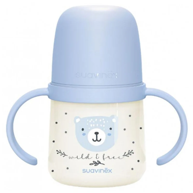 Suavinex Biberão de Treino com Asas +6m 150ml Azul