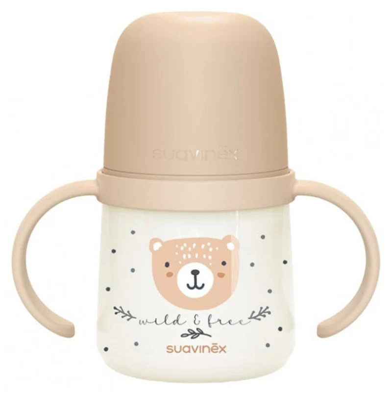 Suavinex Biberão de Treino com Asas +6m 150ml Bege