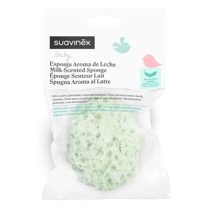 Suavinex Esponja Aroma de Leite Cor Verde