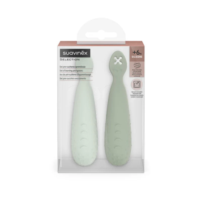 Suavinex Set Colheres de Aprendizagem +6m Verde