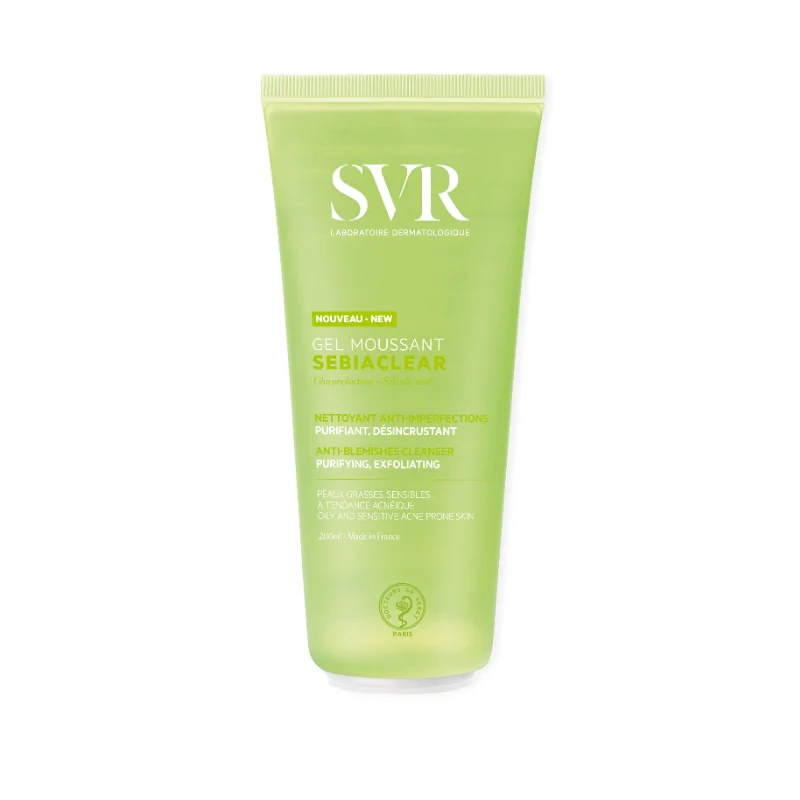 SVR Sebiaclear Gel Moussant Limpeza Purificante 200ml