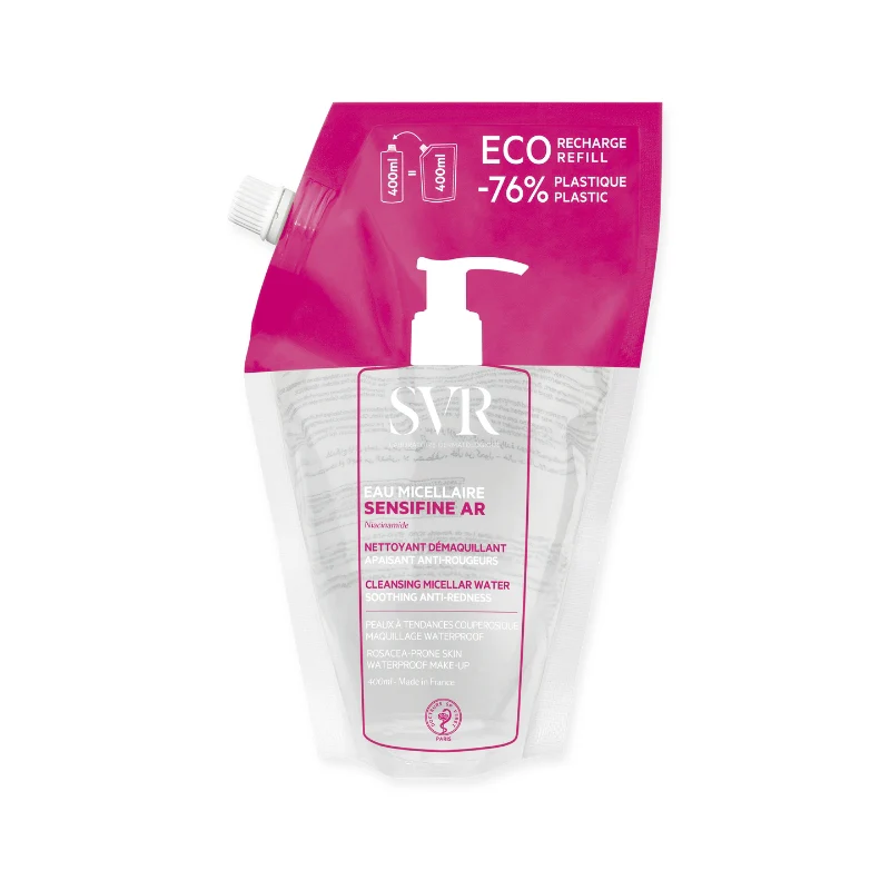 SVR Sensifine AR Água Micelar Anti-vermelhidão Recarga 400ml