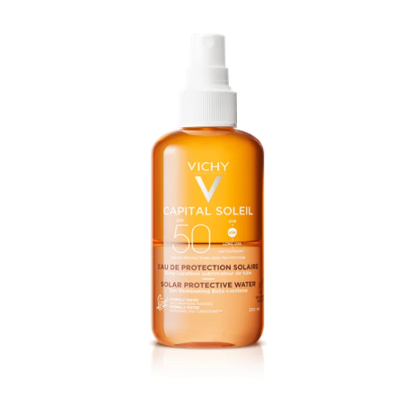 Vichy Capital Soleil Água Protetora Bronzeadora SPF50 200ml