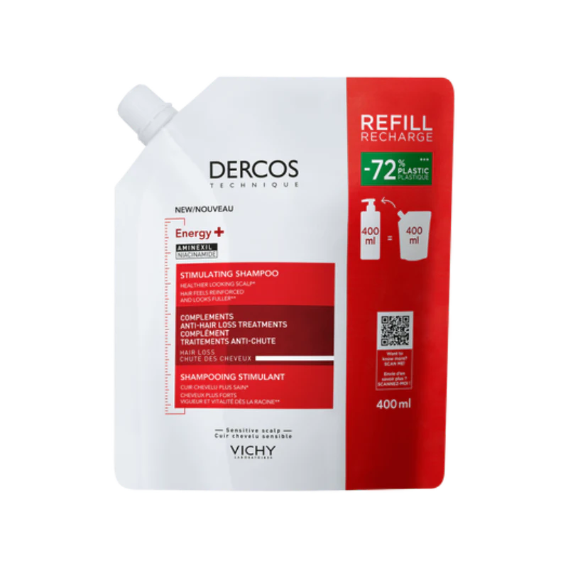 Vichy Dercos Champô Estimulante Antiqueda Recarga 400ml