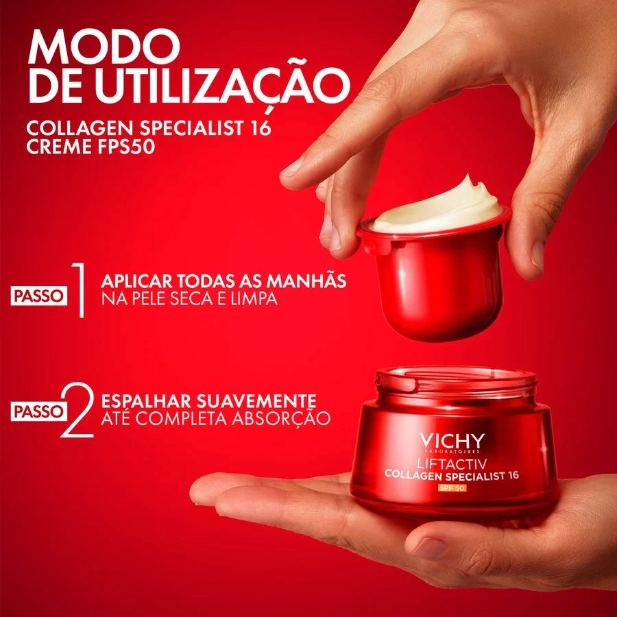 Vichy Liftactiv Collagen Specialist 16 Recarga Creme FPS50 50ml - Image 3