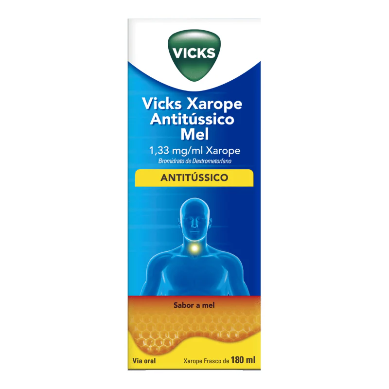 Vicks Xarope Antitússico Mel 180ml