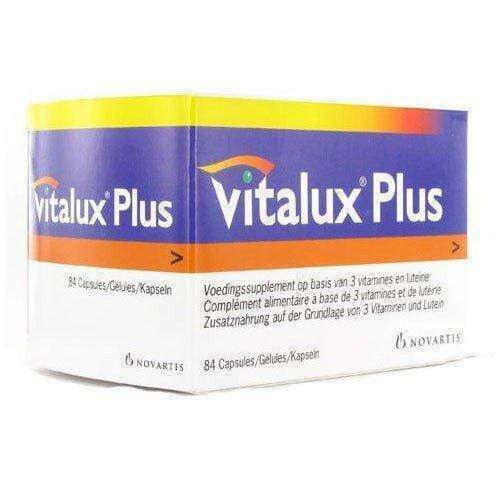 Vitalux Plus Cápsulas 10Mg Luteina 84 Cápsulas