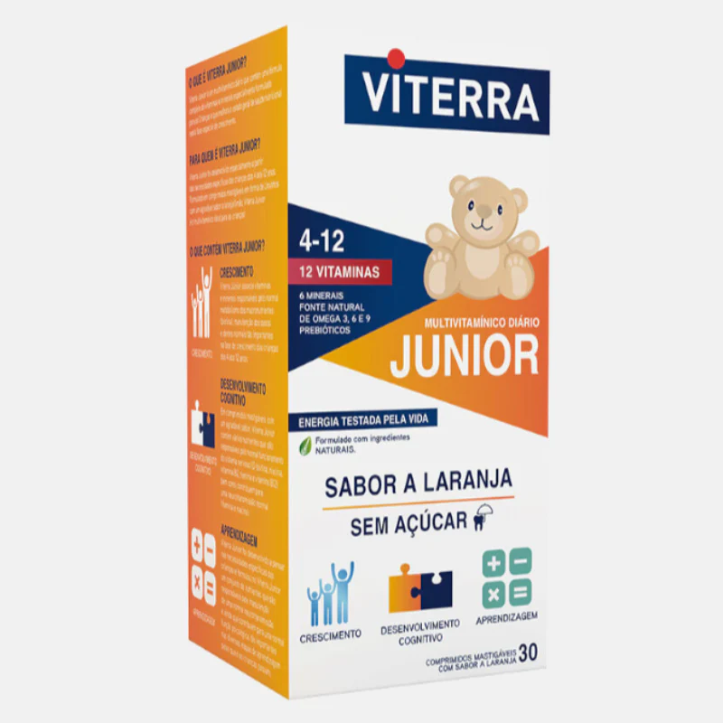 Viterra Júnior 30 Comprimidos Mastigáveis