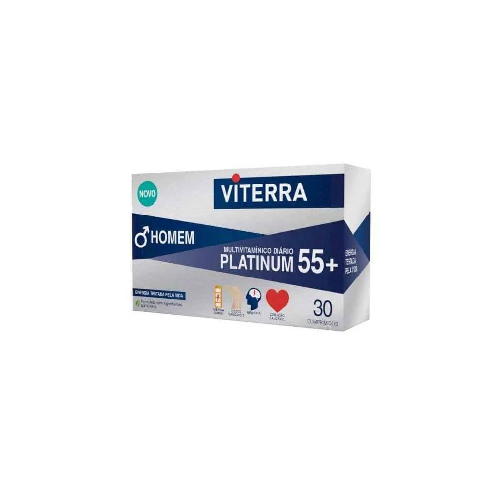 Viterra Platinum 55+ Homem 30 Comprimidos