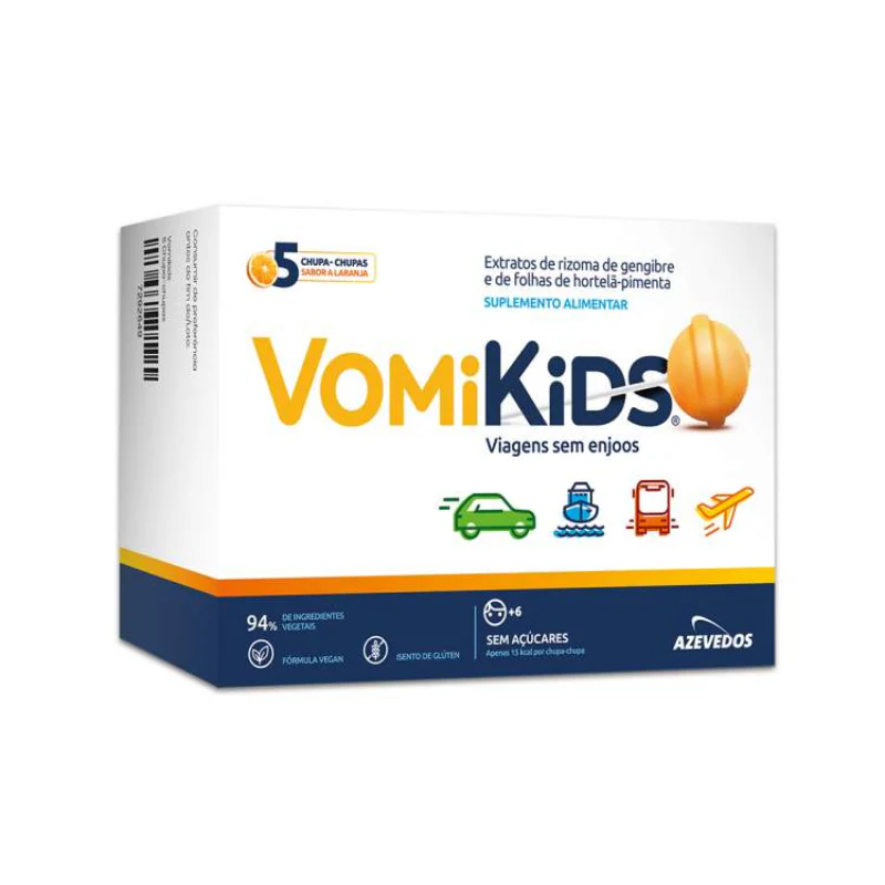 Vomikids Chupa-Chupas 5 Unidades
