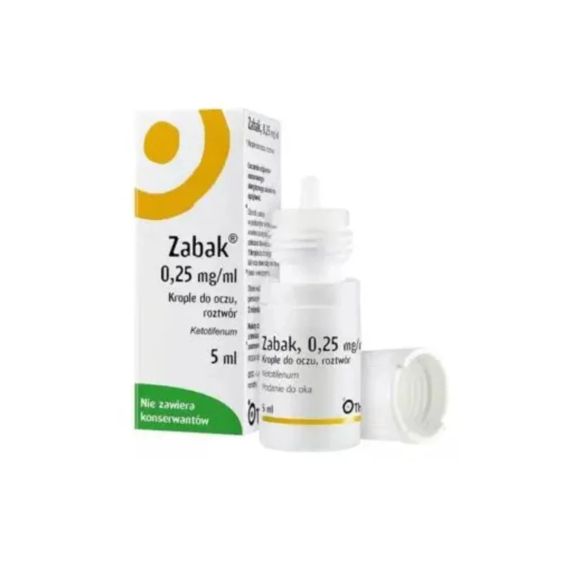 Zabak 0,25 mg/ml Colírio 5ml